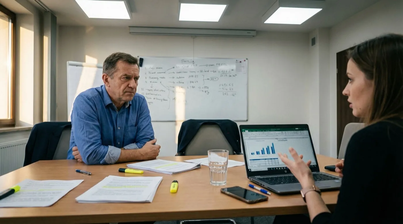 Spotkanie biznesowe w sali konferencyjnej